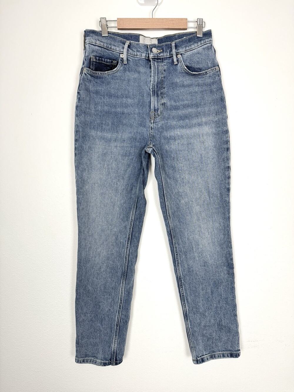 Everlane Jeans Womens 27 The Original Cheeky Crop Denim Organic Cotton High Rise
